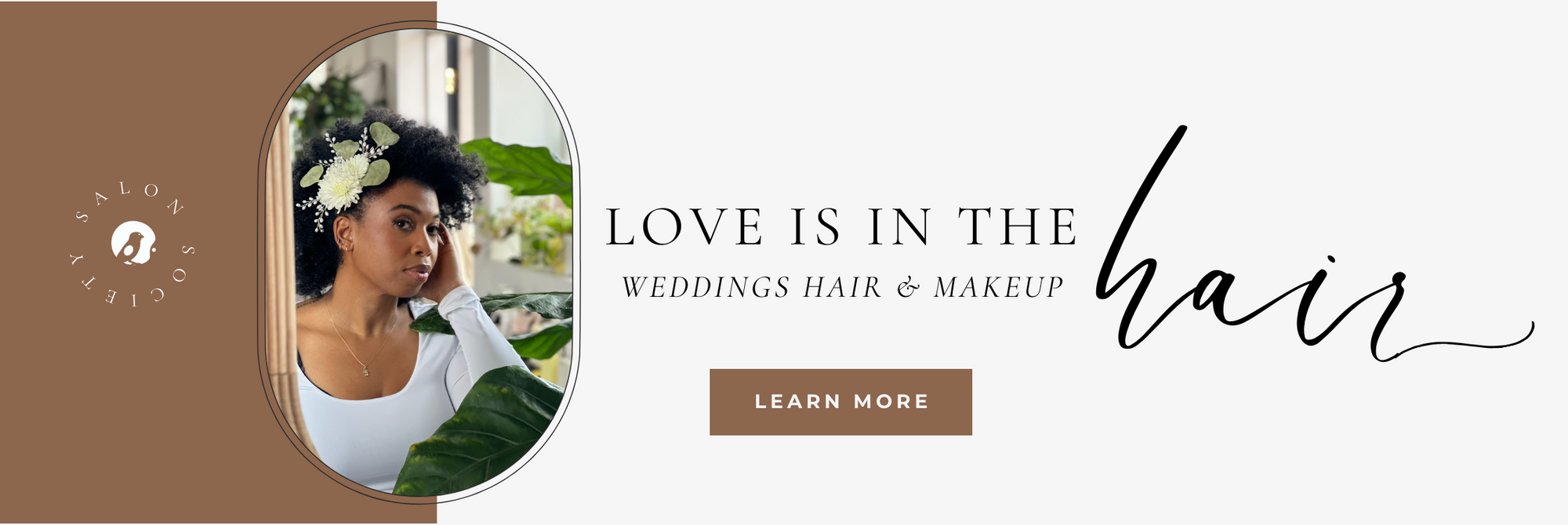 Love is in the Hair - Weddings Hair & Makeup with Salon Society - Click to Learn More