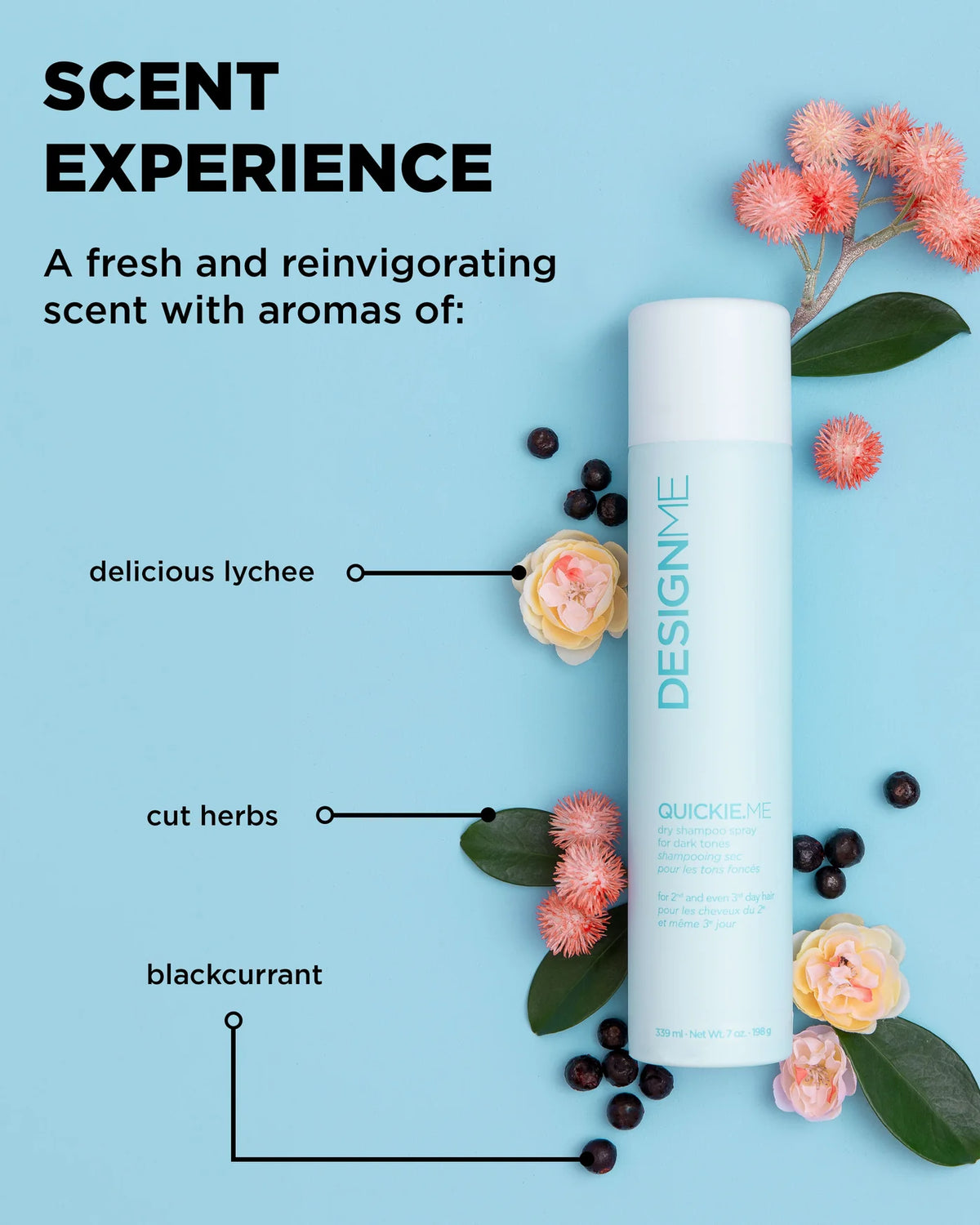 QUICKIE.ME Dry Shampoo for Light Tones