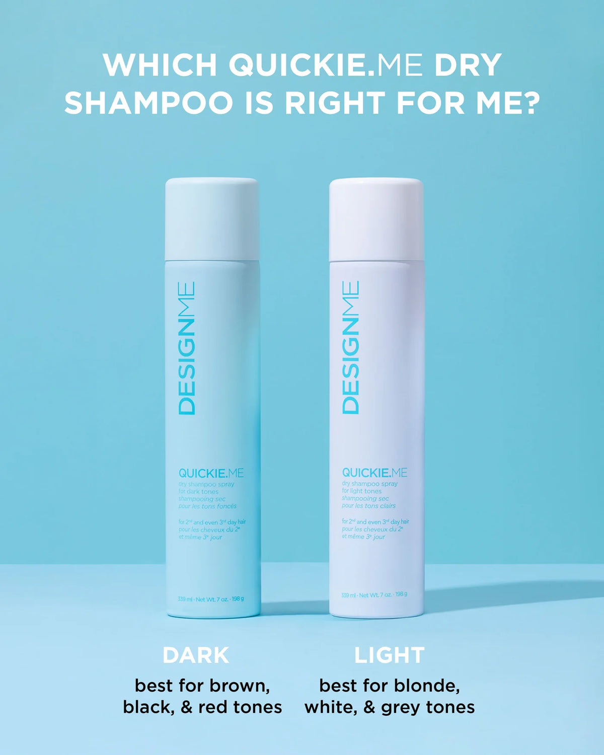 QUICKIE.ME Dry Shampoo for Dark Tones