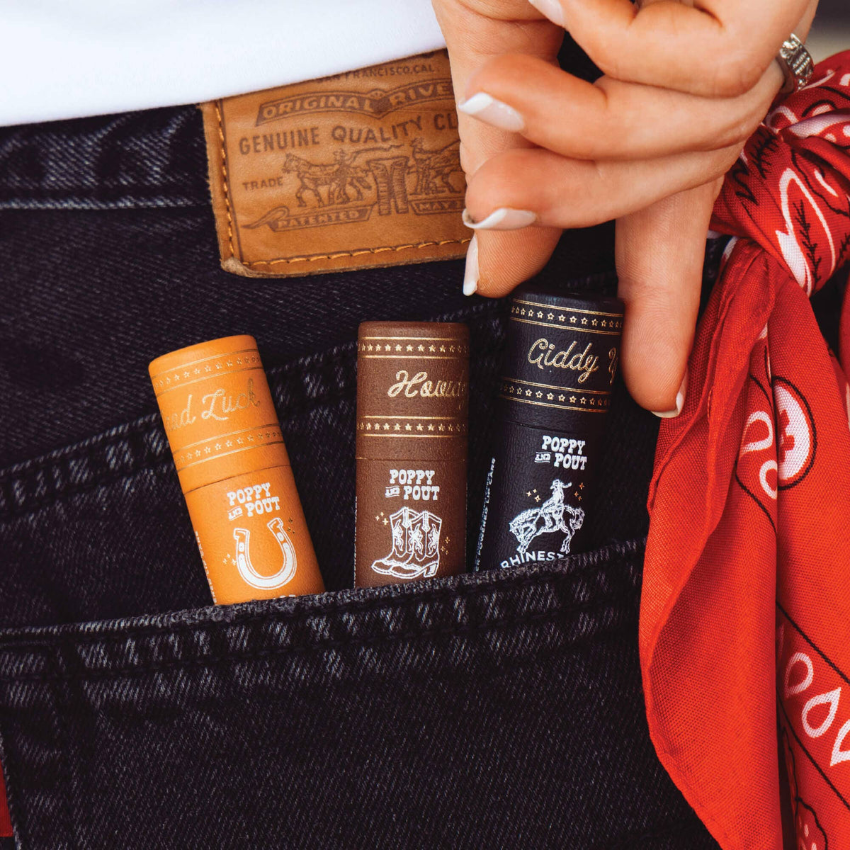 Rhinestone Rodeo Lip Balm, Rowdy Rootbeer