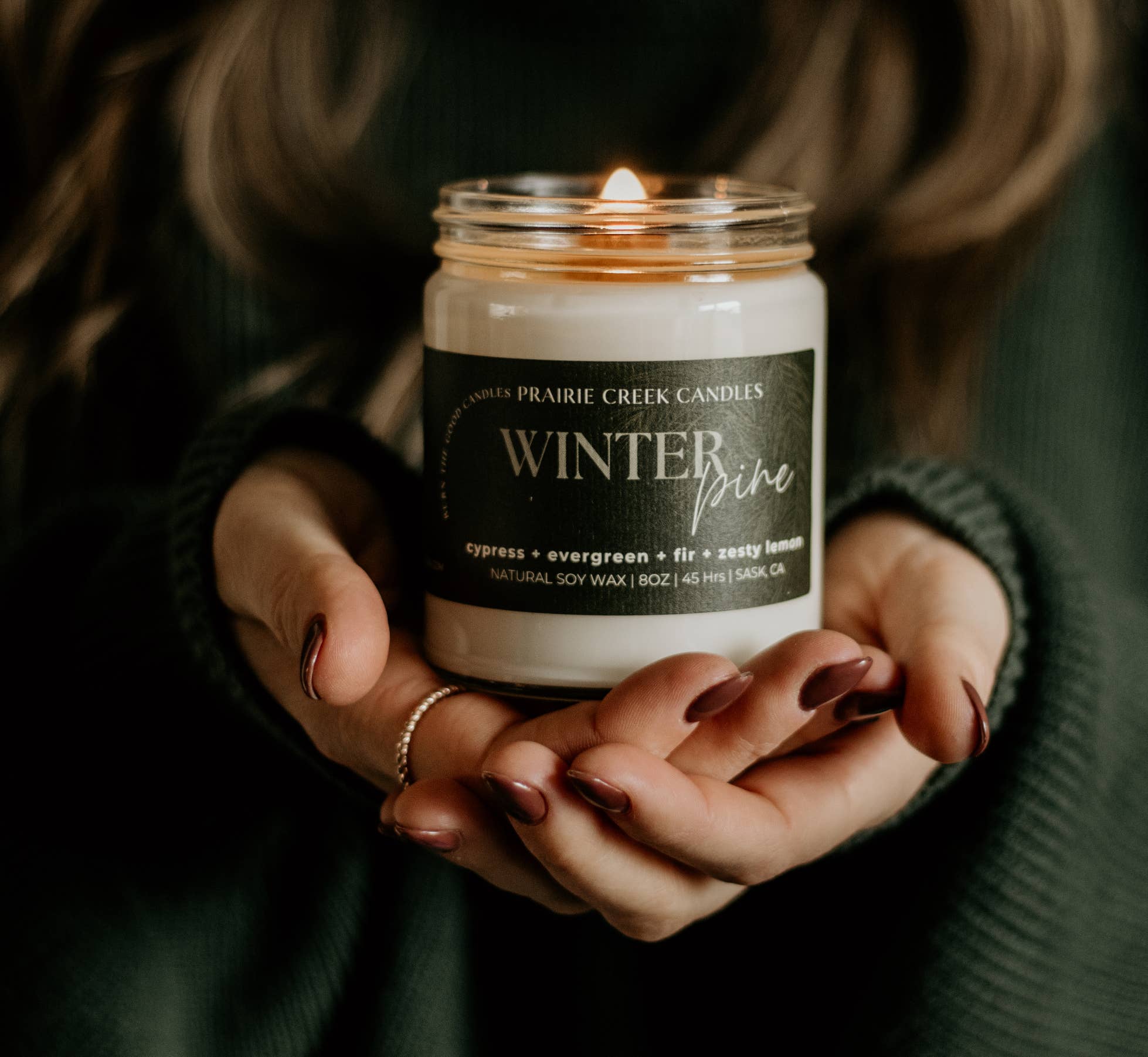 Winter Pine Jar Candle (8oz)
