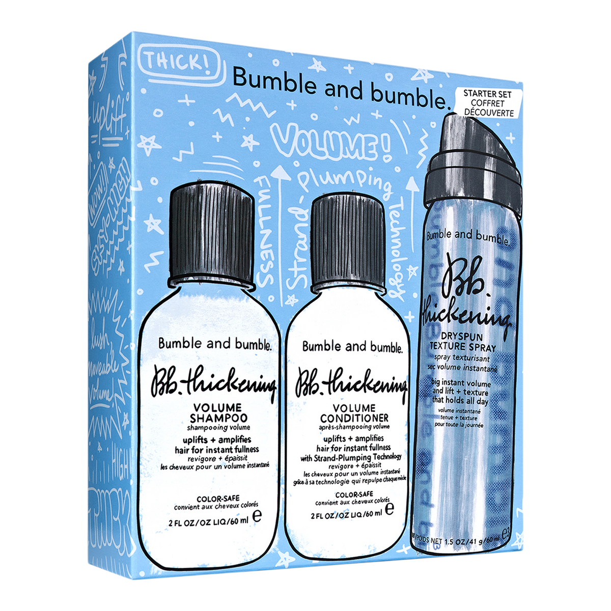 Travel-Size Thickening + Volumizing Hair Set