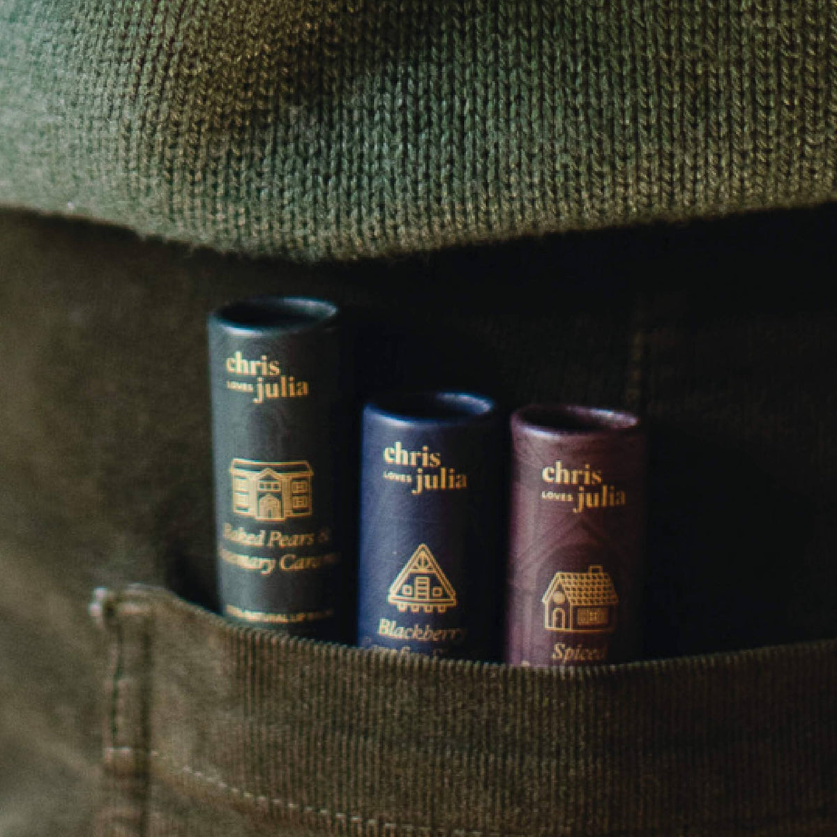 Chris Loves Julia Lip Balm - Baked Pears &amp; Rosemary Caramel