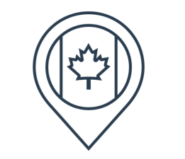 Canadian location icon