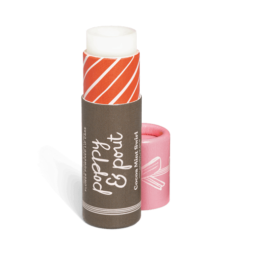 Holiday Lip Balm, Cocoa Mint Swirl