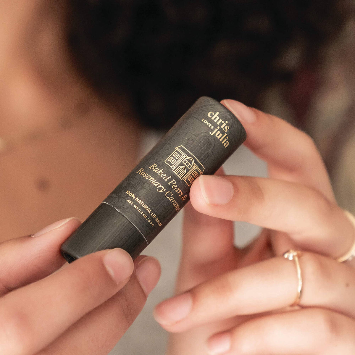 Chris Loves Julia Lip Balm - Baked Pears &amp; Rosemary Caramel