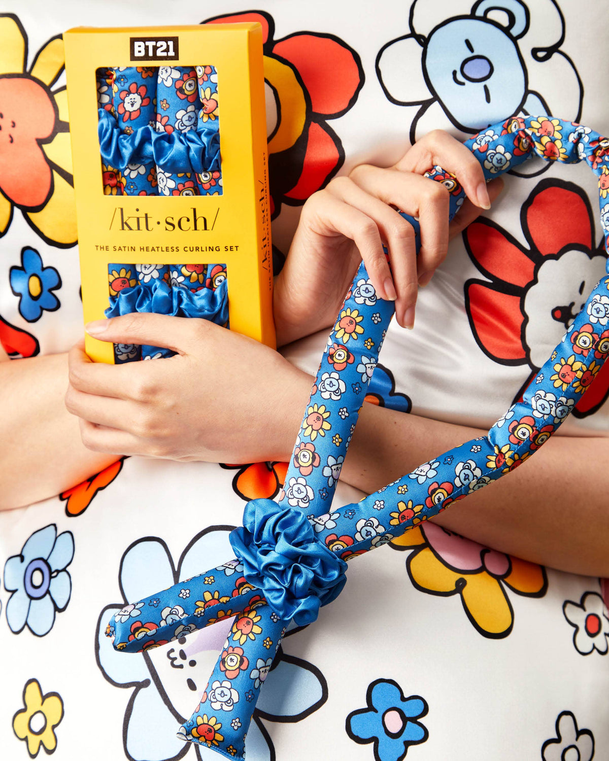 BT21 x Kitsch Heatless Curling Set