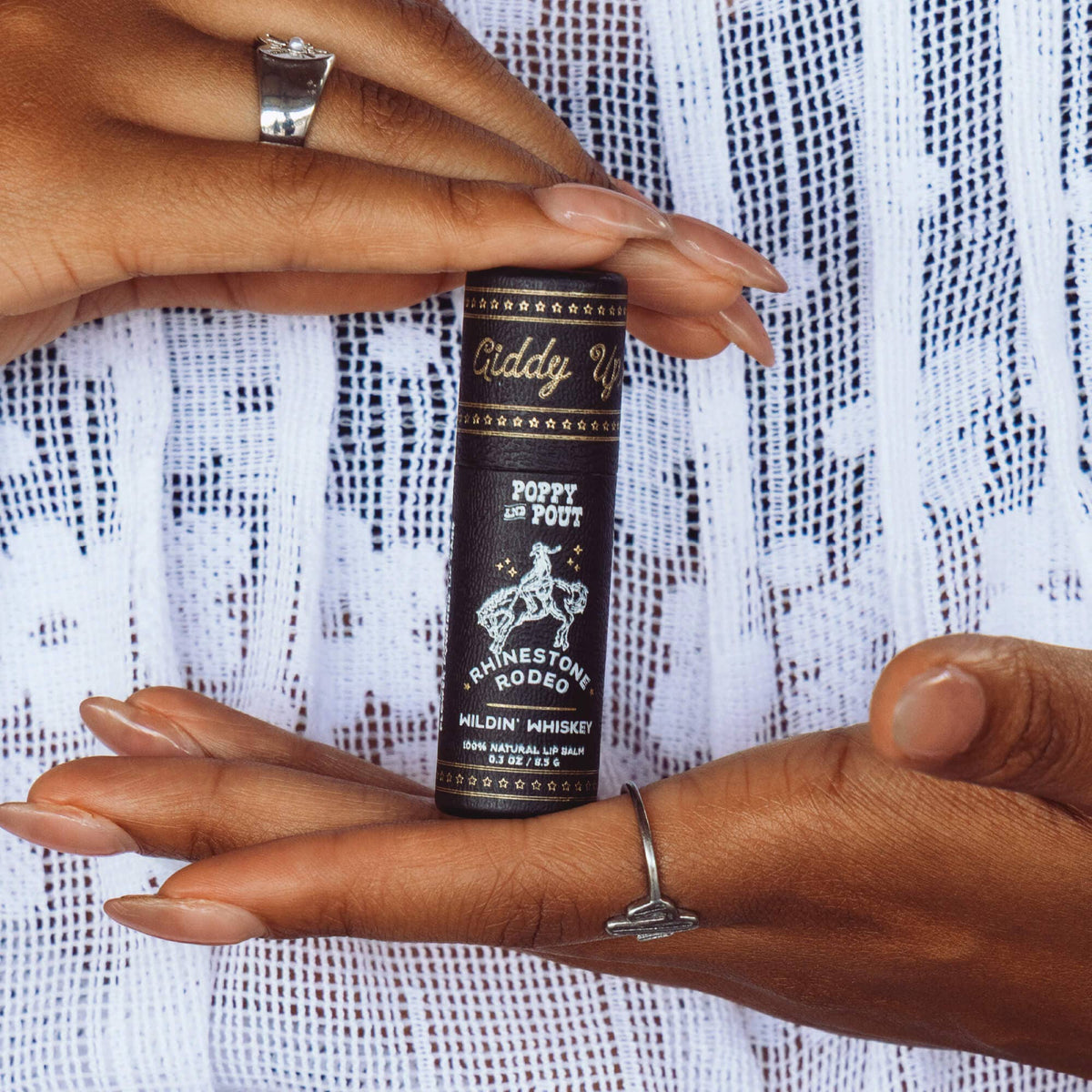 Rhinestone Rodeo Lip Balm, Wildin&#39; Whiskey