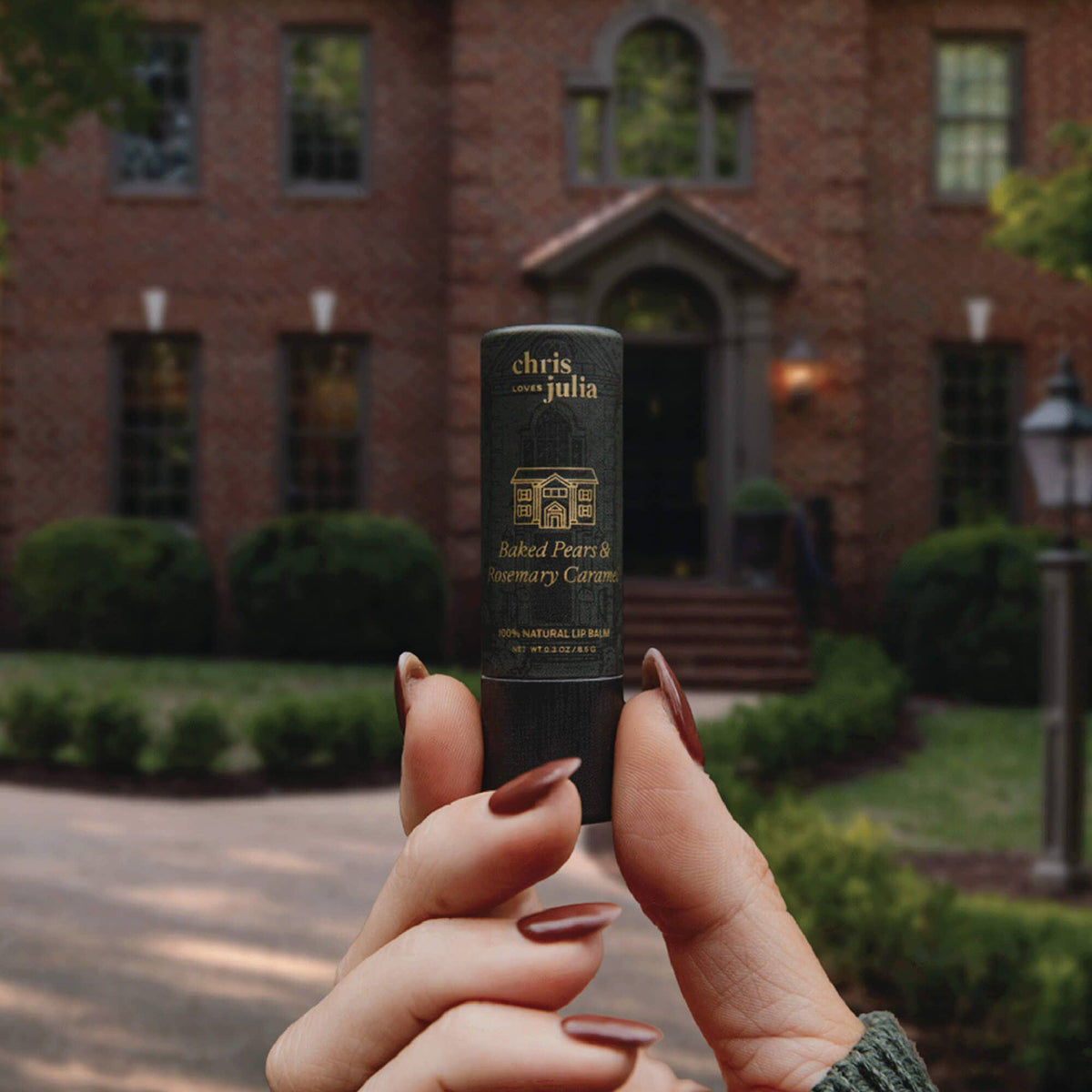 Chris Loves Julia Lip Balm - Baked Pears &amp; Rosemary Caramel