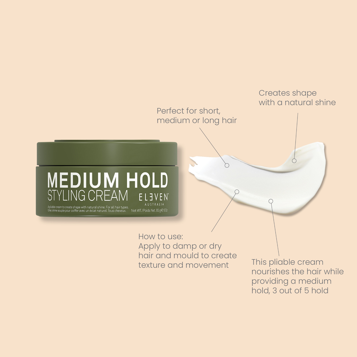 Medium Hold Styling Cream