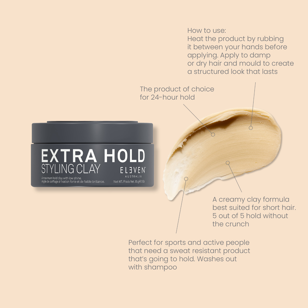 Extra Hold Styling Clay