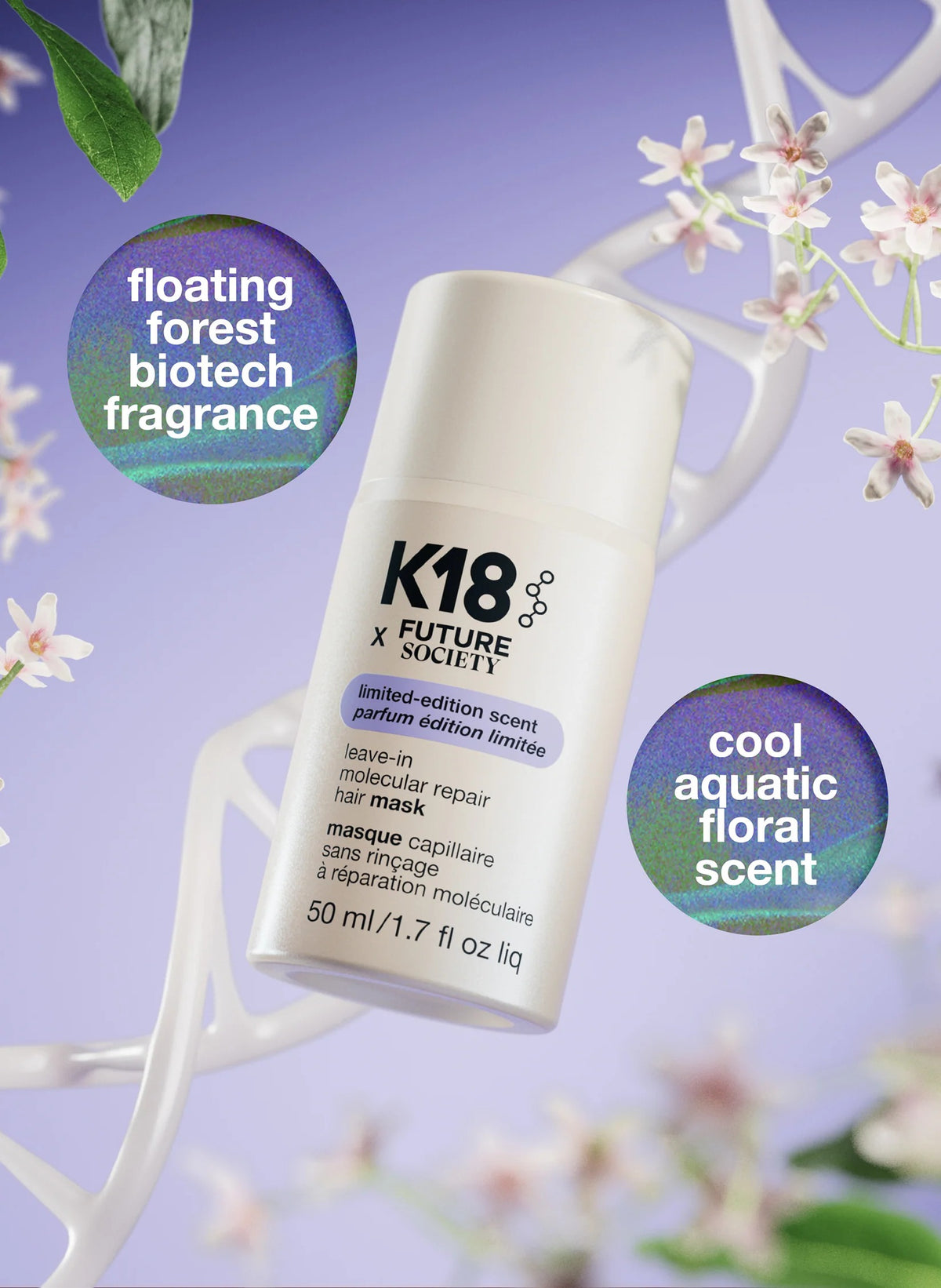 K18 x Future Society Leave-In Molecular Repair Mask