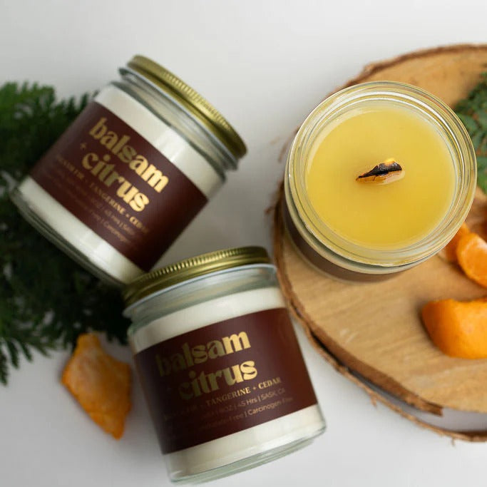 Balsam & Citrus Jar Candle (8oz)