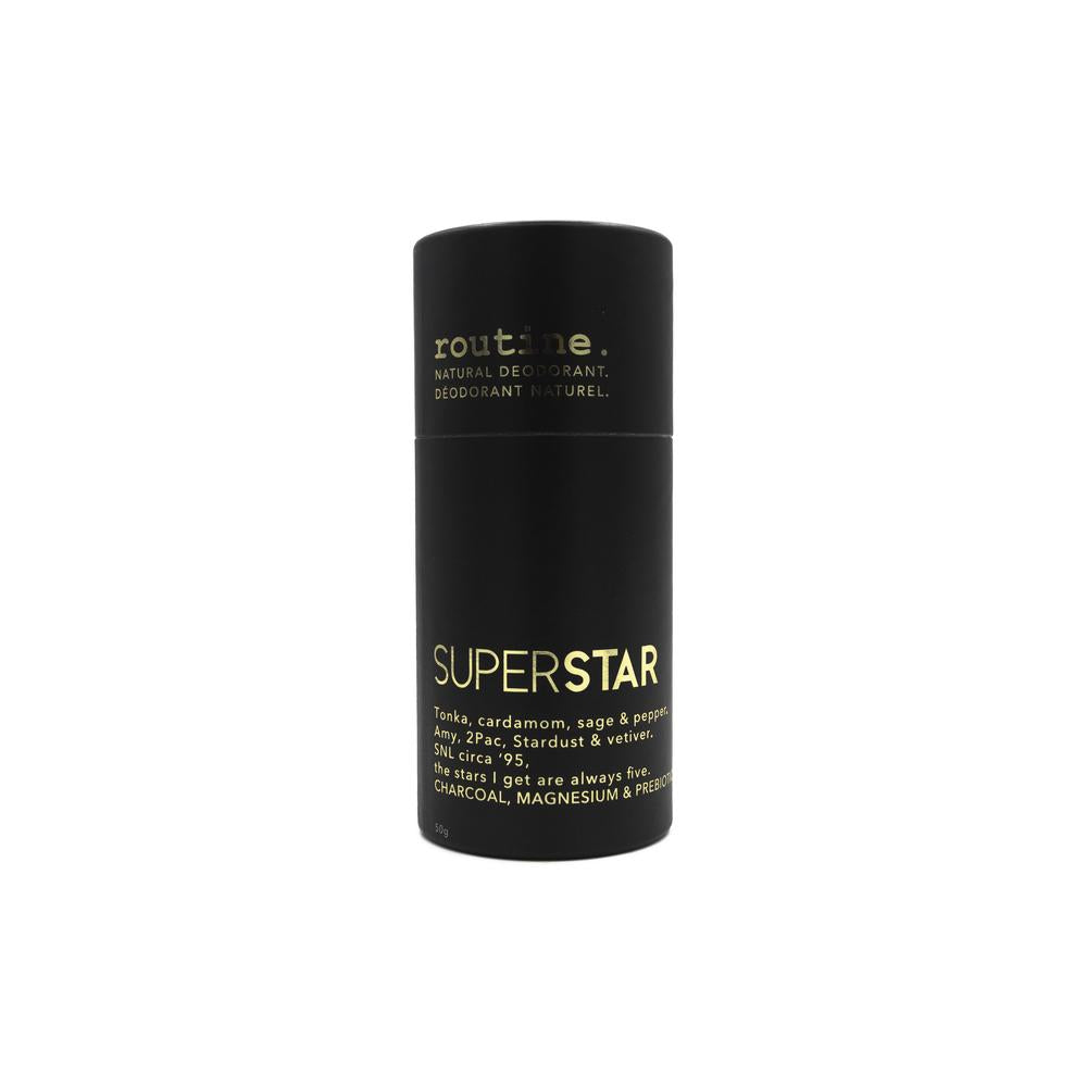 Superstar Charcoal - Routine Natural Deodorant - SALON SOCIETY
